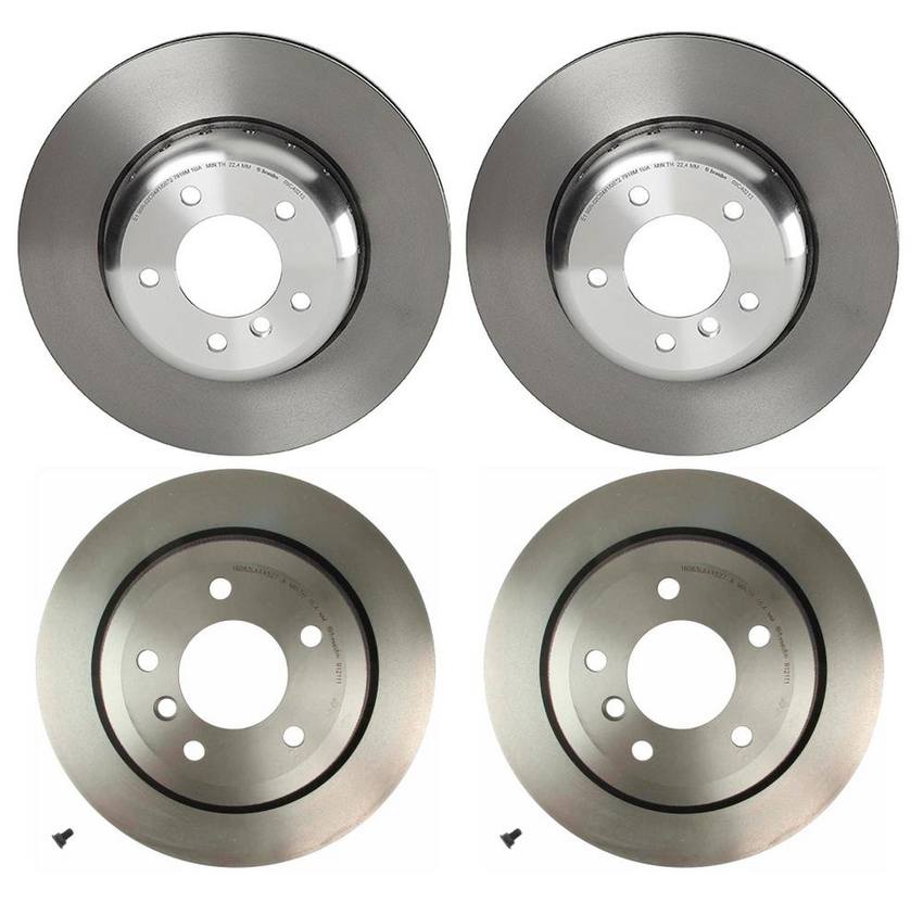 BMW Brake Rotor Kit Front and Rear (330mm/300mm) Brembo BM4194968KIT